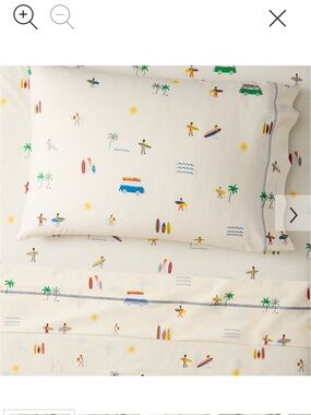 West Elm Kids
🏄🏼‍♂️ Beach Surf Print sheet set